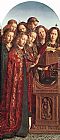The Ghent Altarpiece Singing Angels by Jan van Eyck